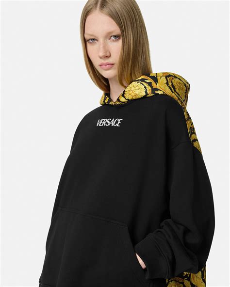 versace intensive hoodie|versace barocco hoodie.